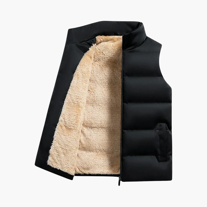Women's quilted vest, ideal for autumn, warm mid-season vest for chilly days