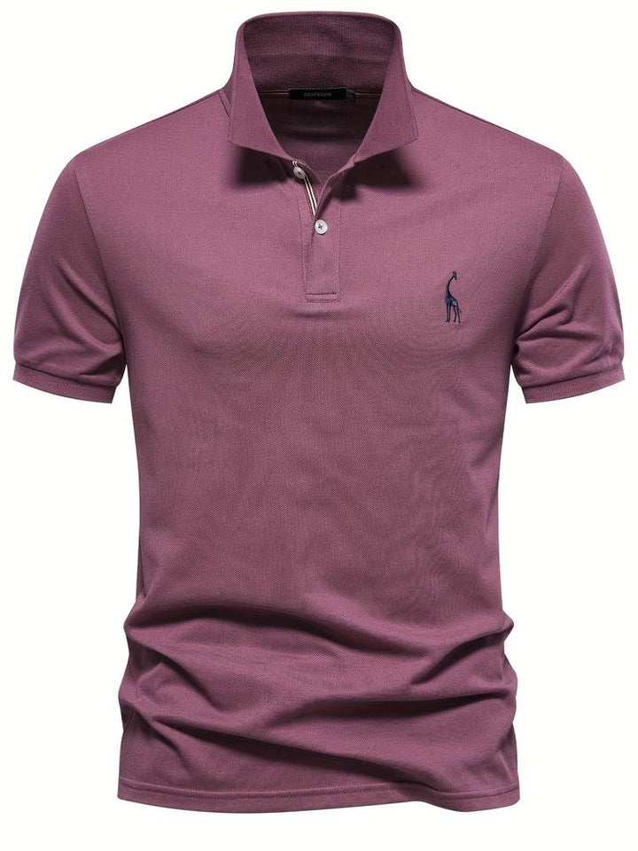 Noah | Polo classique à coupe slim avec un accent de col sportif élégant
