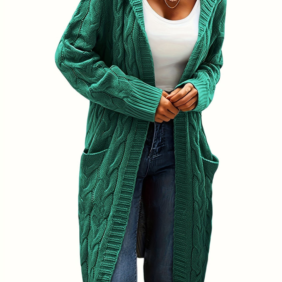 Women's knitted sweater-style vest for layering in fall and winter