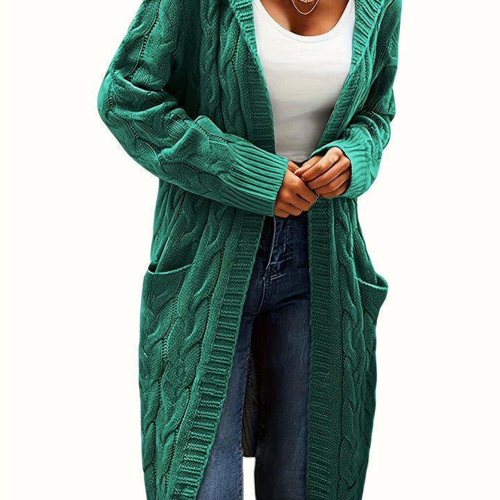 Women's knitted sweater-style vest for layering in fall and winter