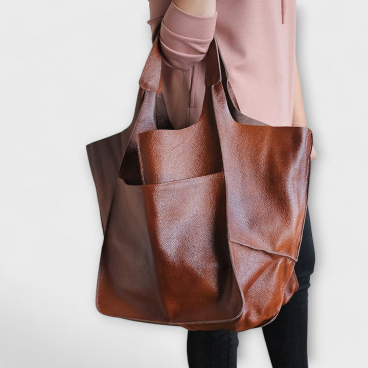 Sac de voyage week-end en cuir pour femme, spacieux, collection automne