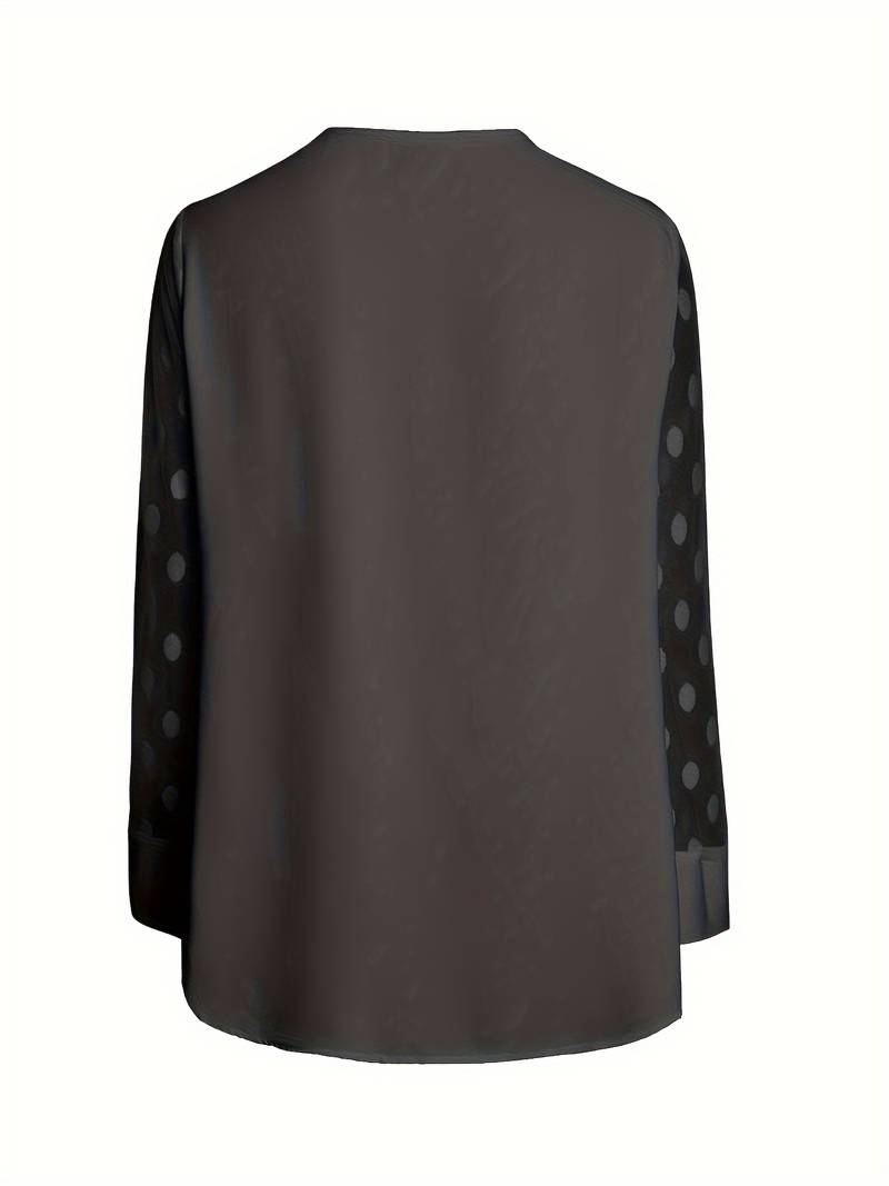 Kariselle | Blouse en maille à manches longues pour femmes - Top luxueux et respirant pour un look élégant