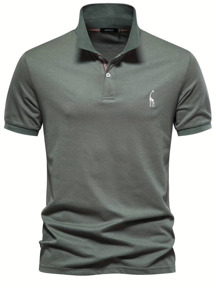Henry | Polo Slim Fit Élégante avec Éléments de Contraste Sophistiqués