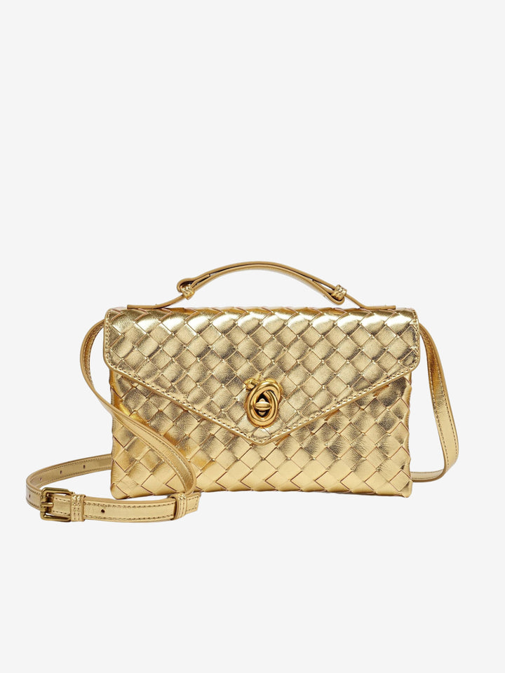 Petit sac besace en cuir pour femme, à bandoulière, automnal