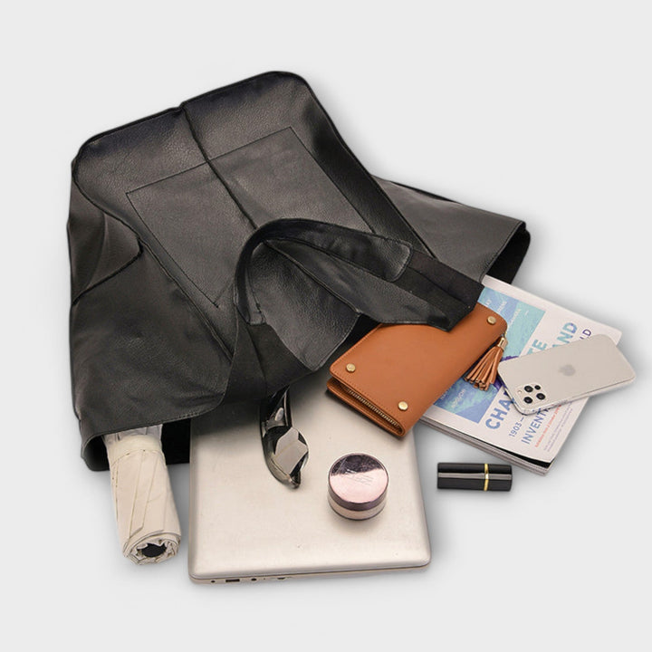 Sac de voyage week-end en cuir pour femme, spacieux, collection automne