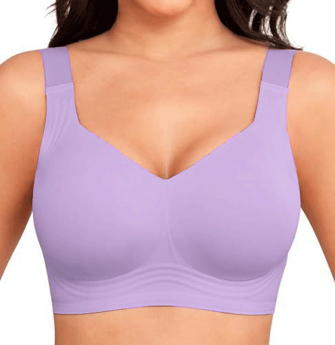 Soutien-gorge sans coutures femme en coton respirant à couverture complète pour l’automne