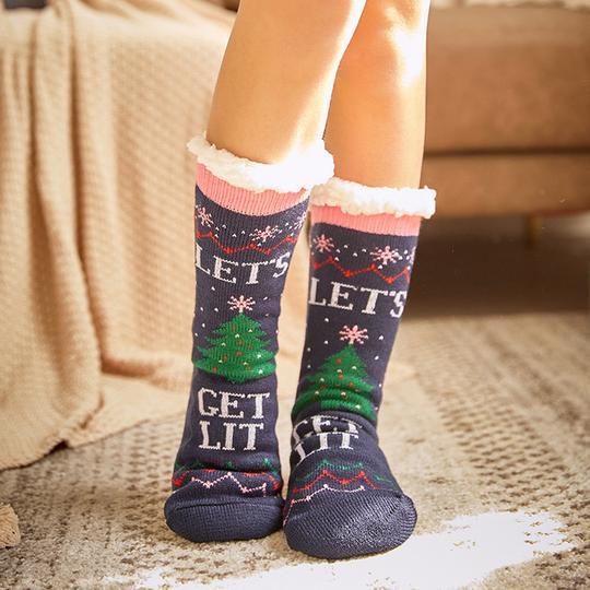 Warm winter socks – for cozy evenings at home