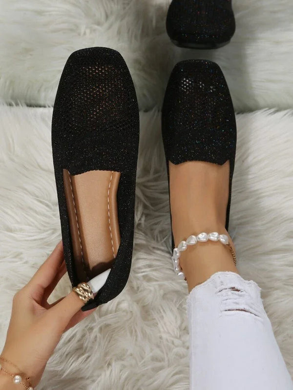 Dina - Ballerine confortable et élégante pour femmes avec semelle intérieure extra-support pour une expérience de port légère et aérée.