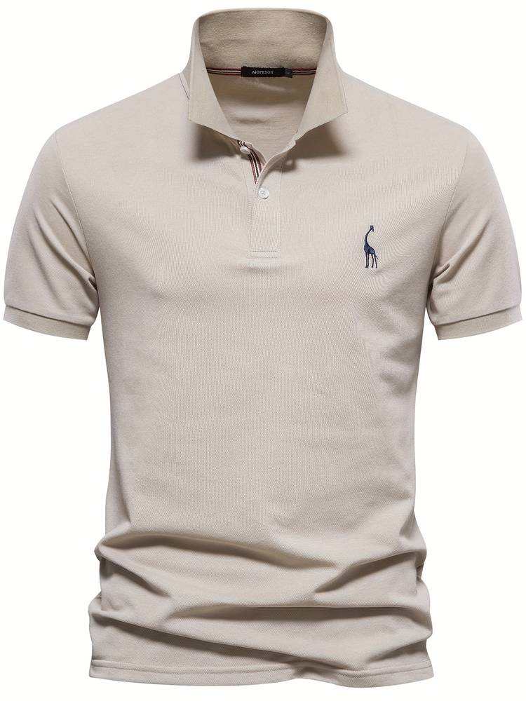 Noah | Polo classique à coupe slim avec un accent de col sportif élégant