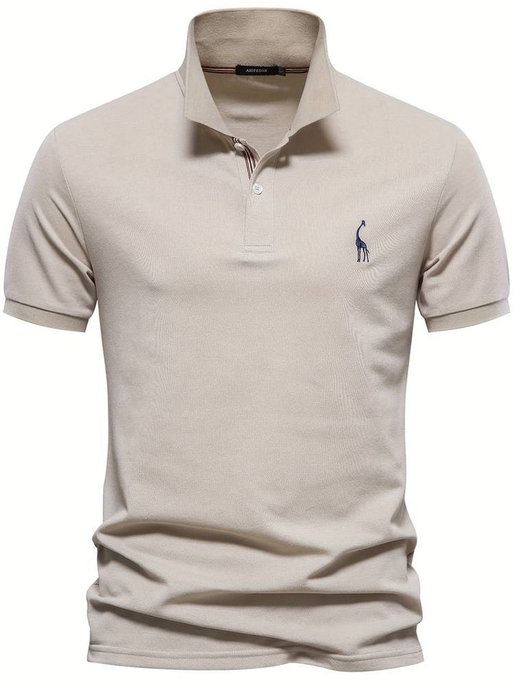 Henry | Polo Slim Fit Élégante avec Éléments de Contraste Sophistiqués