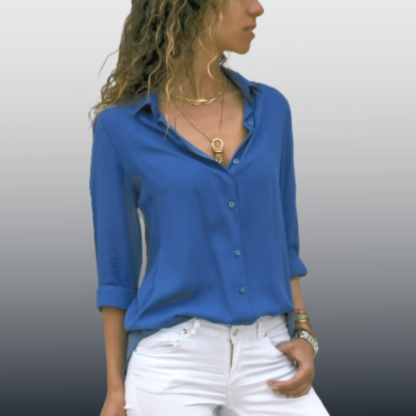 Cyra - Classic Elegant Button-Up Blouse for Women for a Timeless Look.