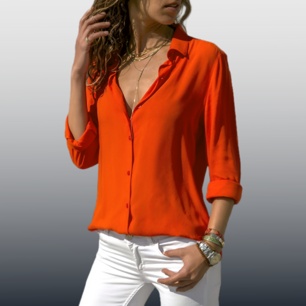 Cyra - Classic Elegant Button-Up Blouse for Women for a Timeless Look.