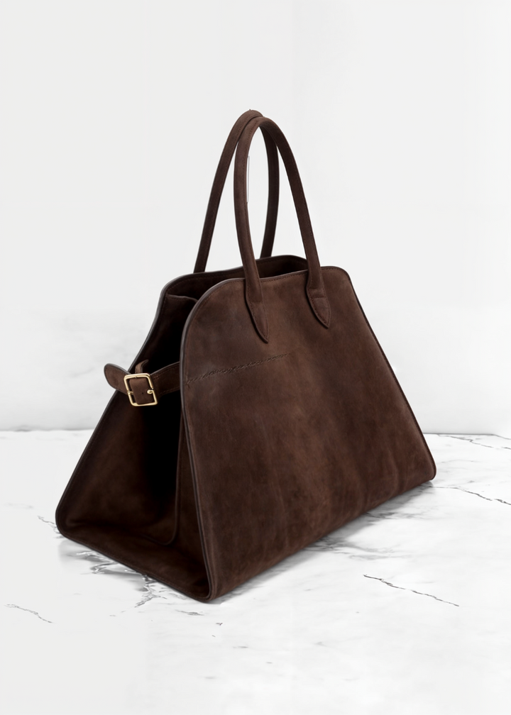 Anda - Élégant sac à bandoulière en daim souple pour un look élégant