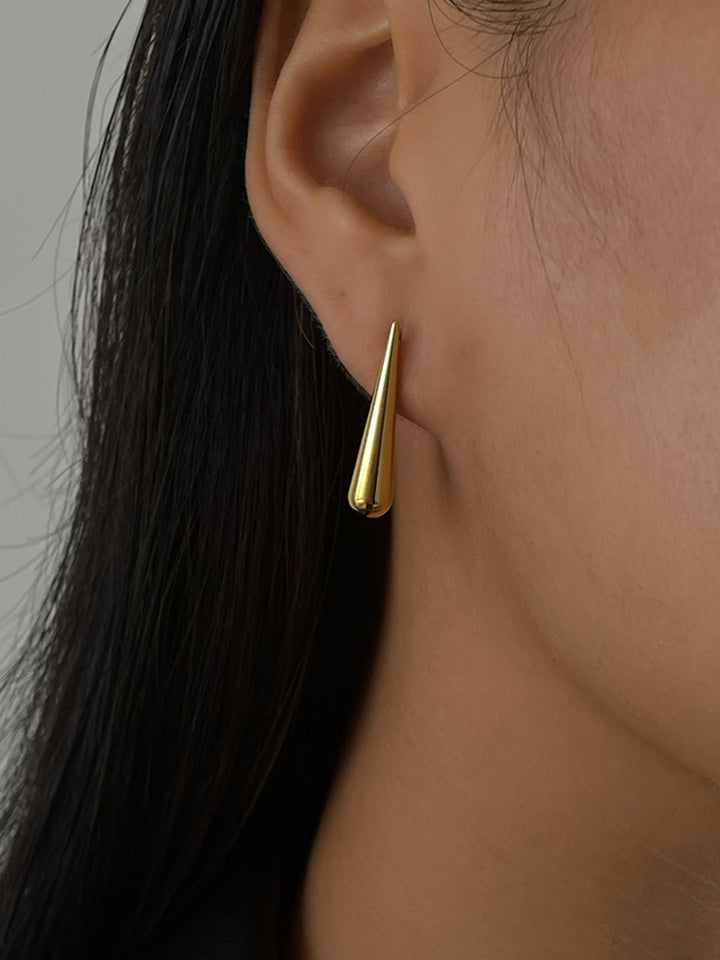Boucles d’oreilles pendantes pour femme en forme de goutte, en acier chirurgical, automnales
