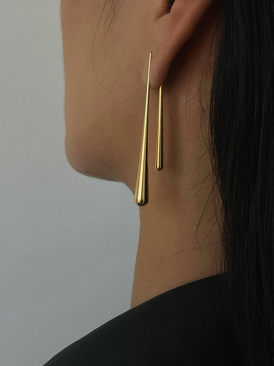 Boucles d’oreilles pendantes pour femme en forme de goutte, en acier chirurgical, automnales