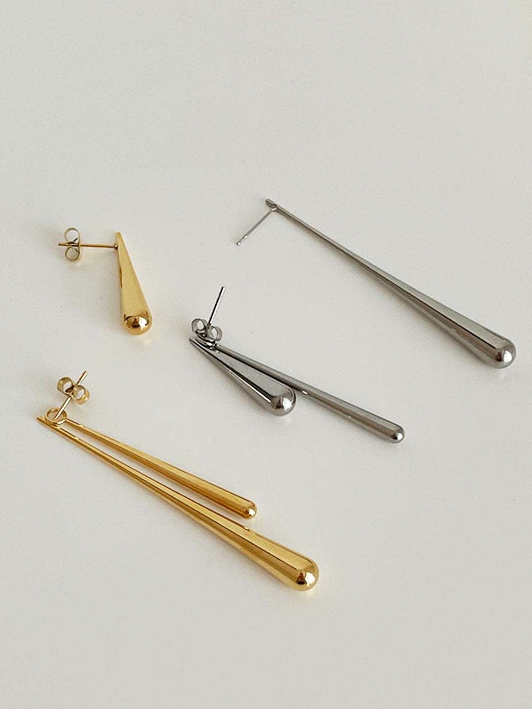 Boucles d’oreilles pendantes pour femme en forme de goutte, en acier chirurgical, automnales