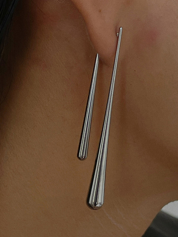Boucles d’oreilles pendantes pour femme en forme de goutte, en acier chirurgical, automnales