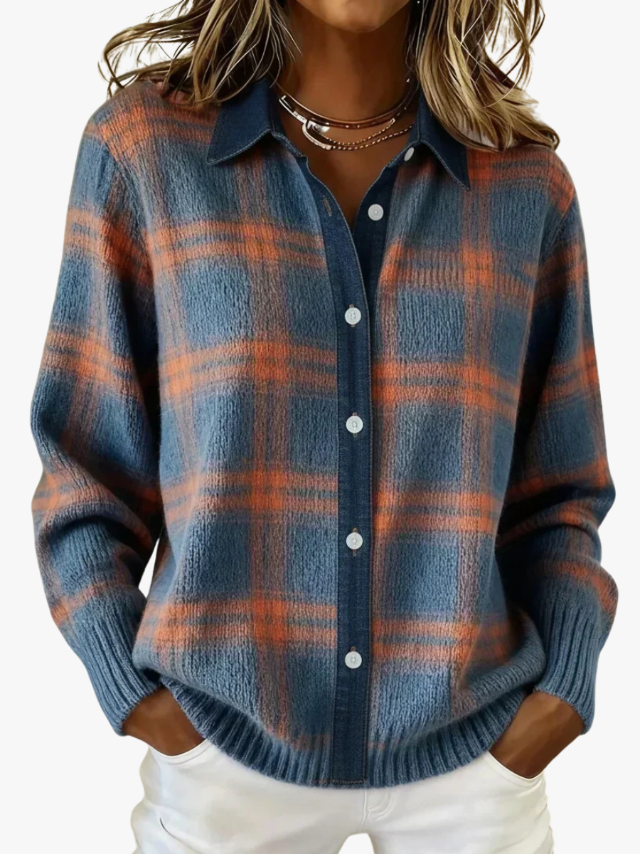 Long button-down vest for women, elegant for autumn and everyday outfits.