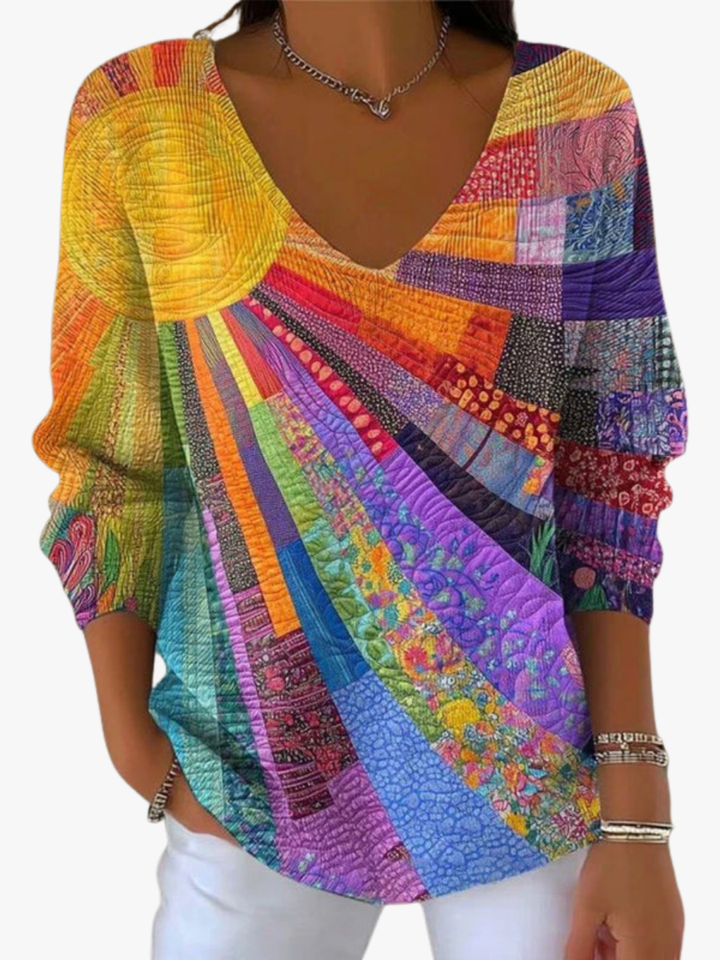 Pull en coton pour femme à col en V, pour l'automne et l'hiver, élégant au quotidien.