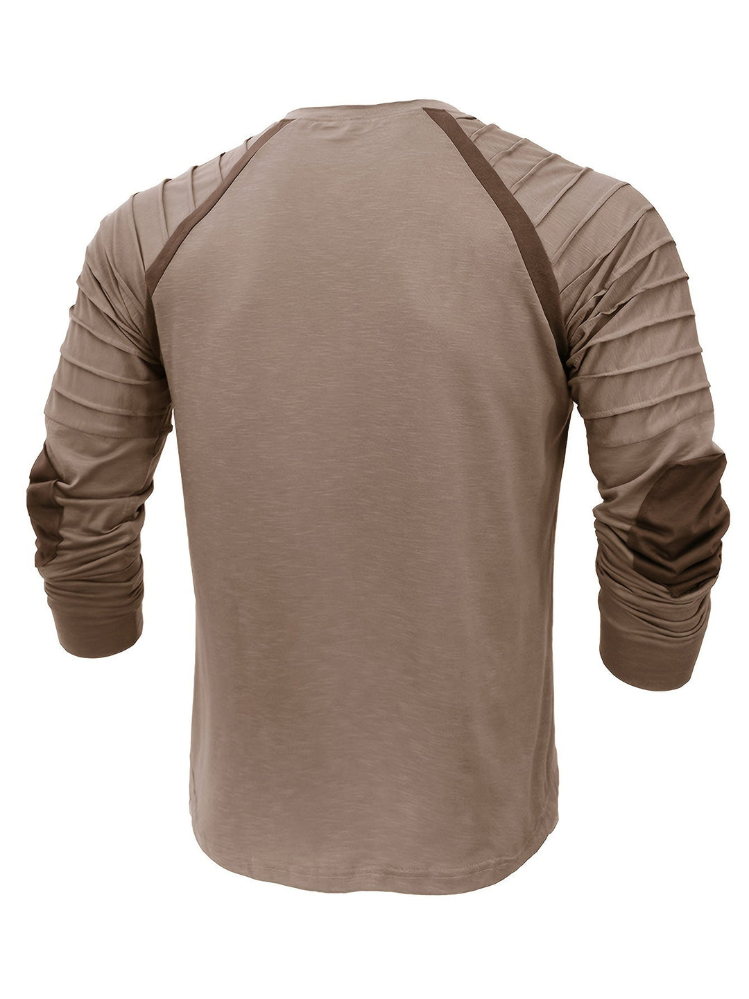 T-shirt Henley Vintage Élégant avec Manches Longues Confortables