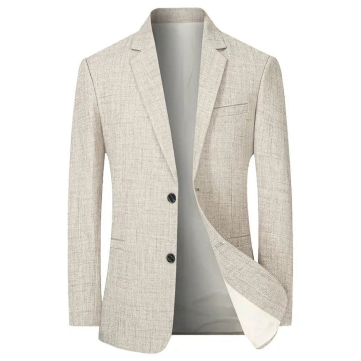 Veste de costume homme en laine, à boutonnage simple, automnale et habillée