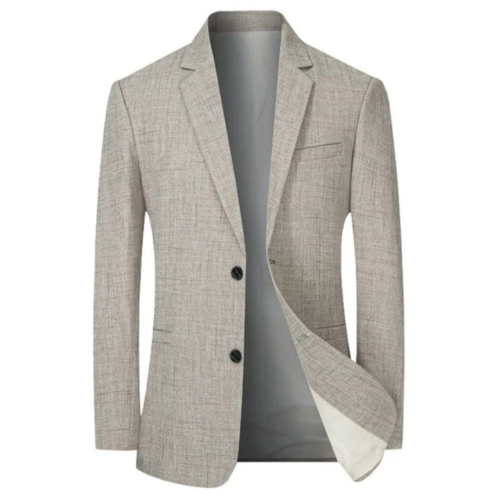 Veste de costume homme en laine, à boutonnage simple, automnale et habillée