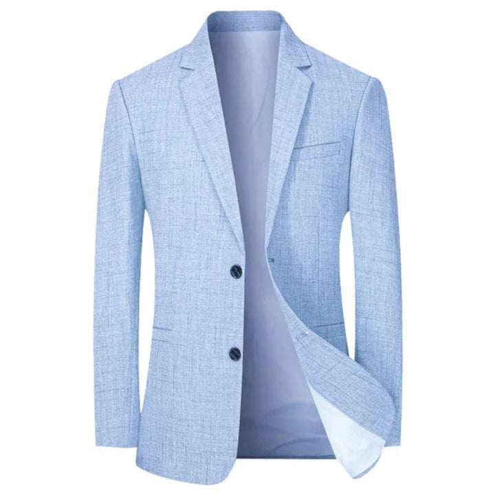 Veste de costume homme en laine, à boutonnage simple, automnale et habillée
