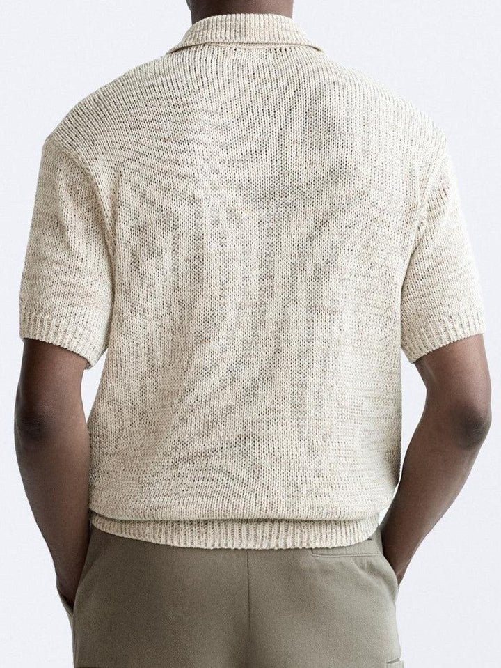 T-shirt et Polo en Tricot au Style Vintage Décontracté pour un Look Casual Élégant
