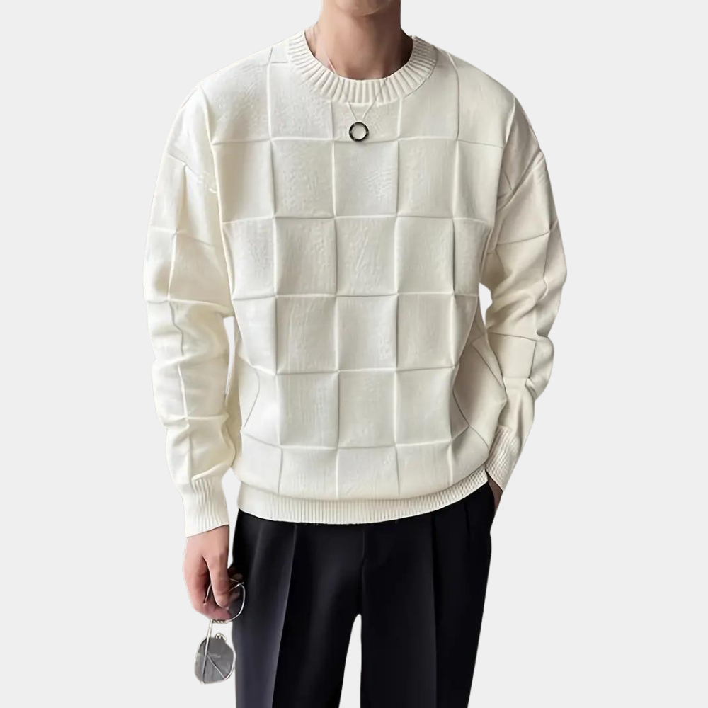 Bayless - Pull en maille confortable et chaud pour homme