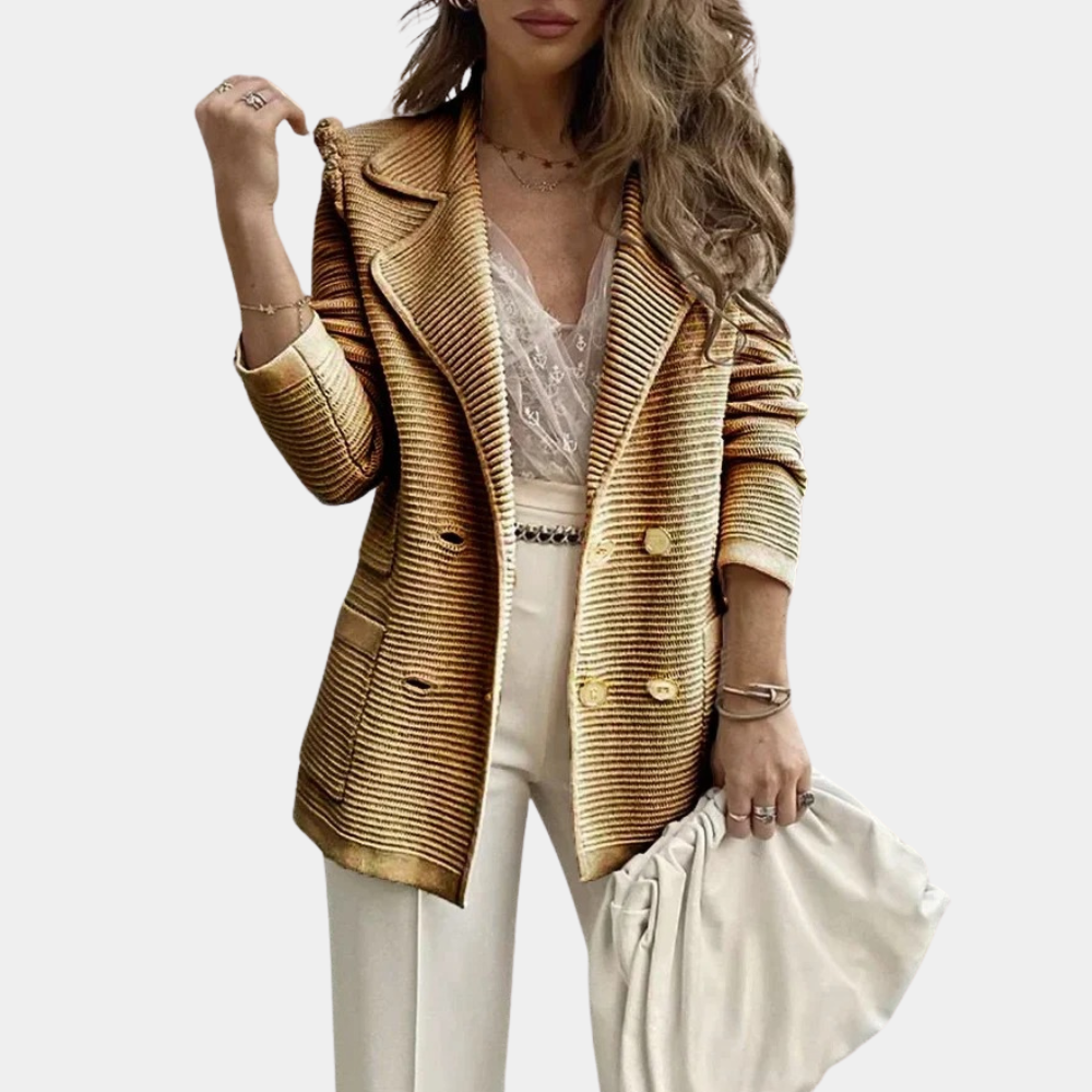 Everine Layout Everine | Chic and Durable Women's Blazer with Texture - Elegant and T ...