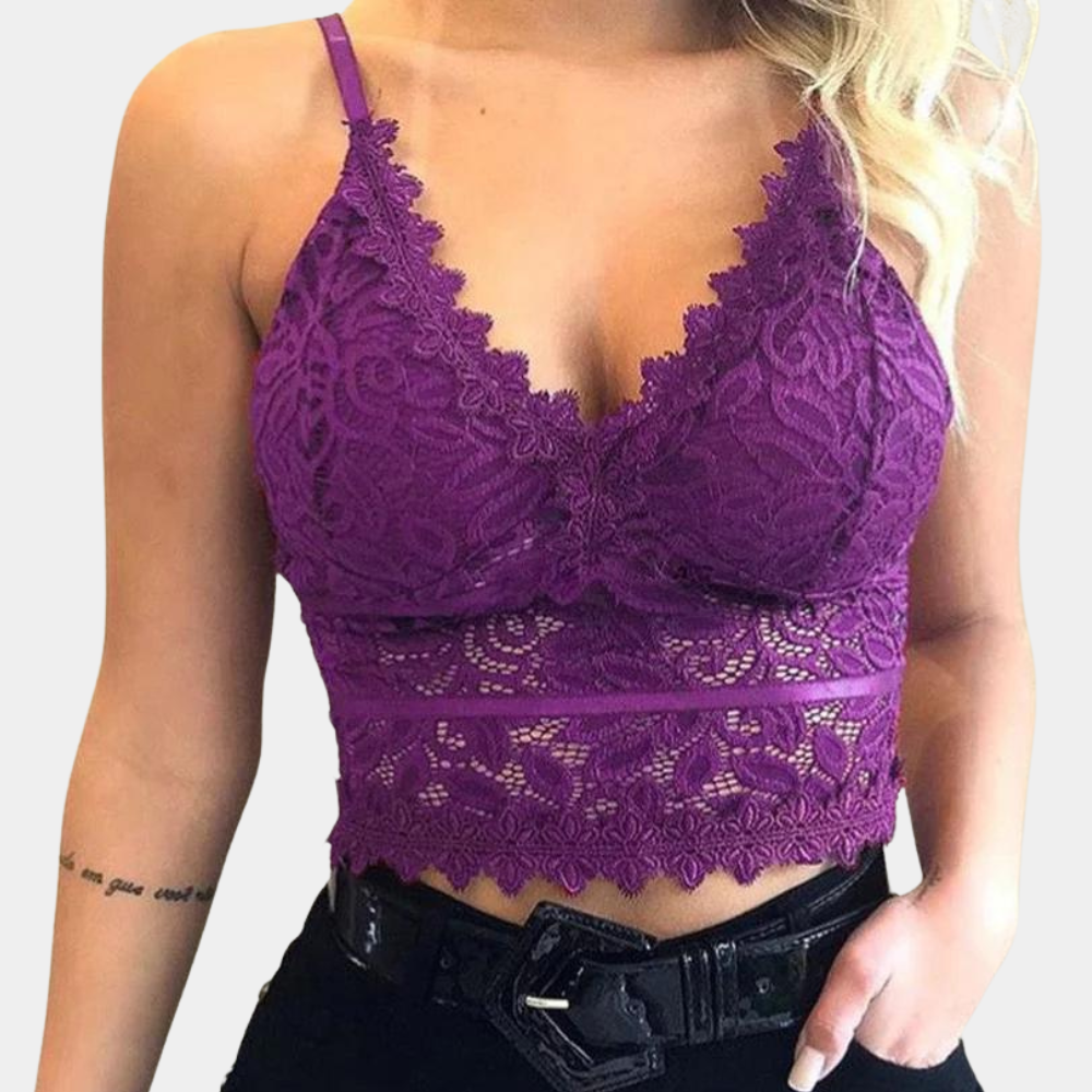 Evi - Women's lace top for a stylish and sensual look.