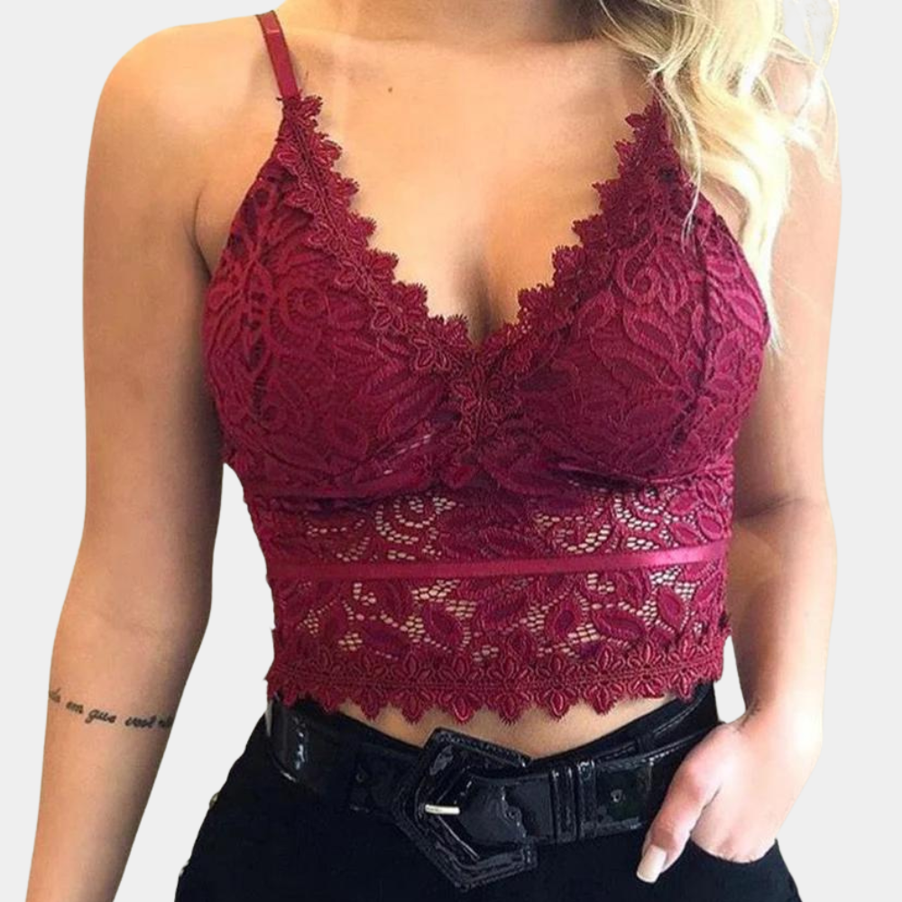 Evi - Women's lace top for a stylish and sensual look.