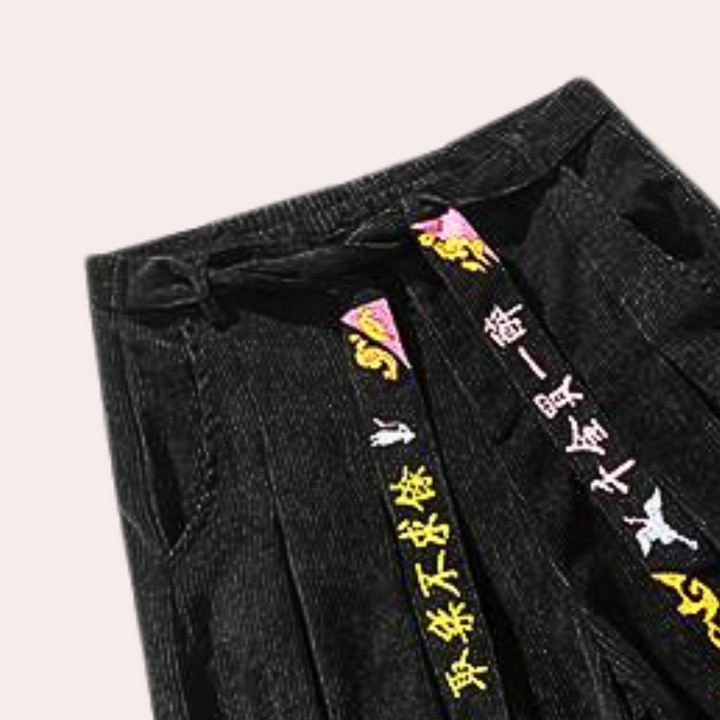 Adrian - Des pantalons en maille côtelée élégants pour l'homme moderne