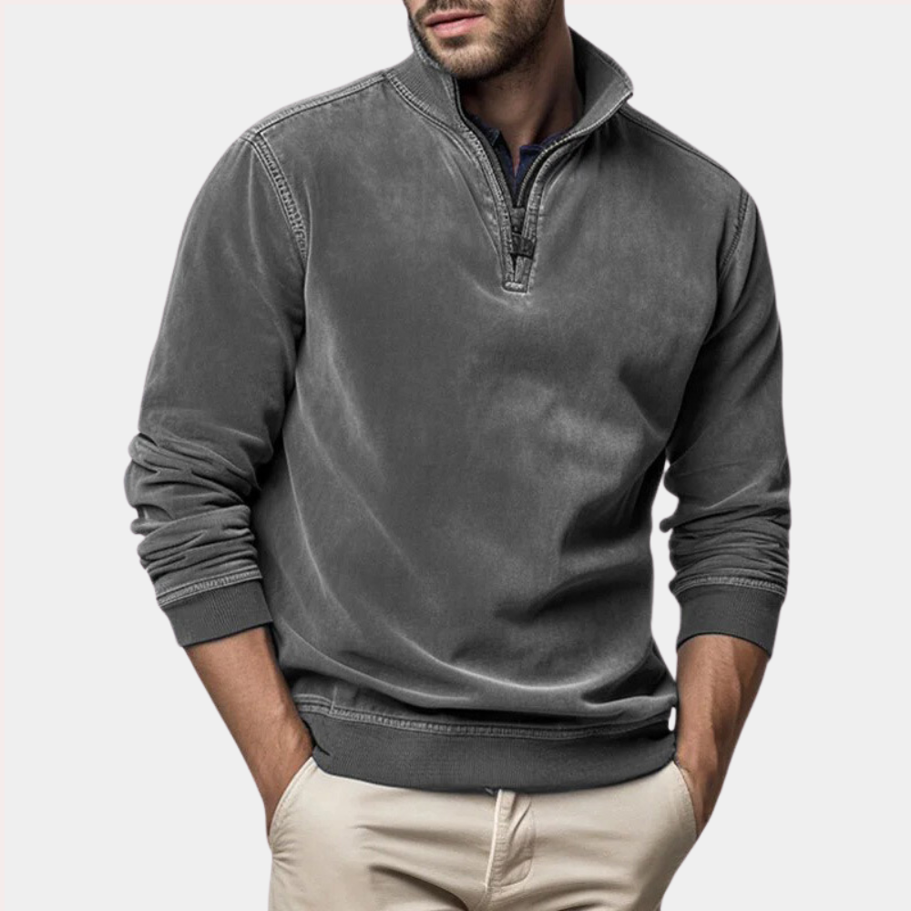 Elvio - Confortable pull classique pour homme