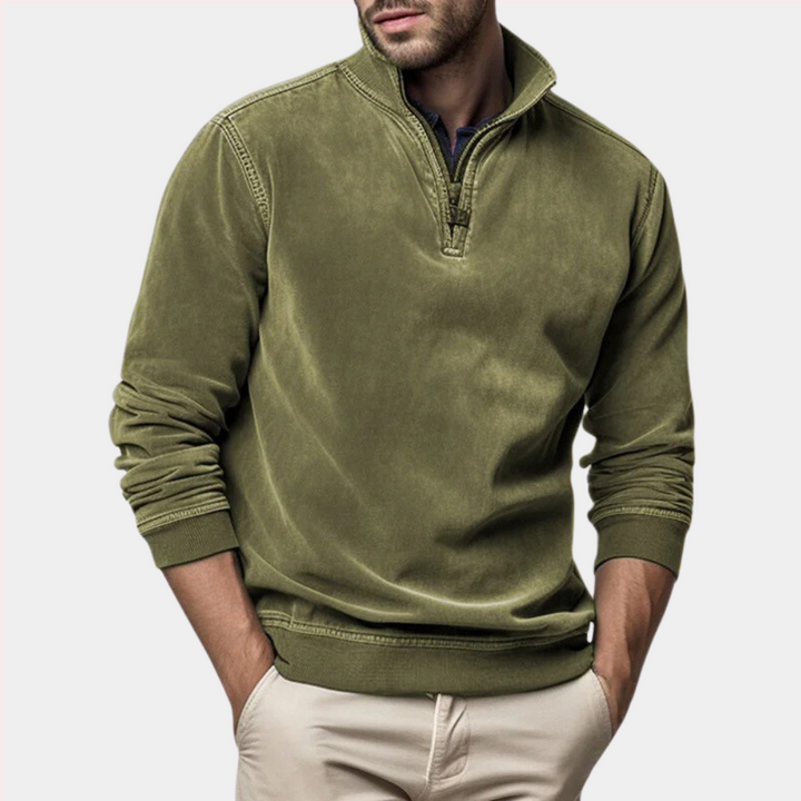 Elvio - Confortable pull classique pour homme