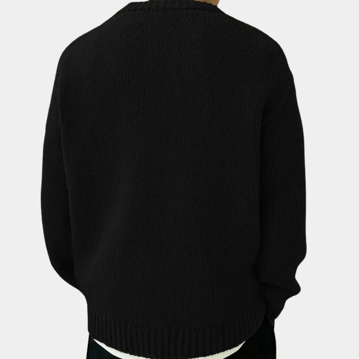 Audrick - Pull en maille à manches longues élégant et confortable pour hommes