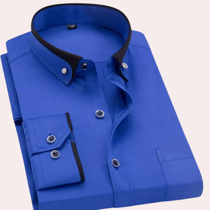 Cas - Chemise élégante pour homme avec détails de boutons pour une allure chic.