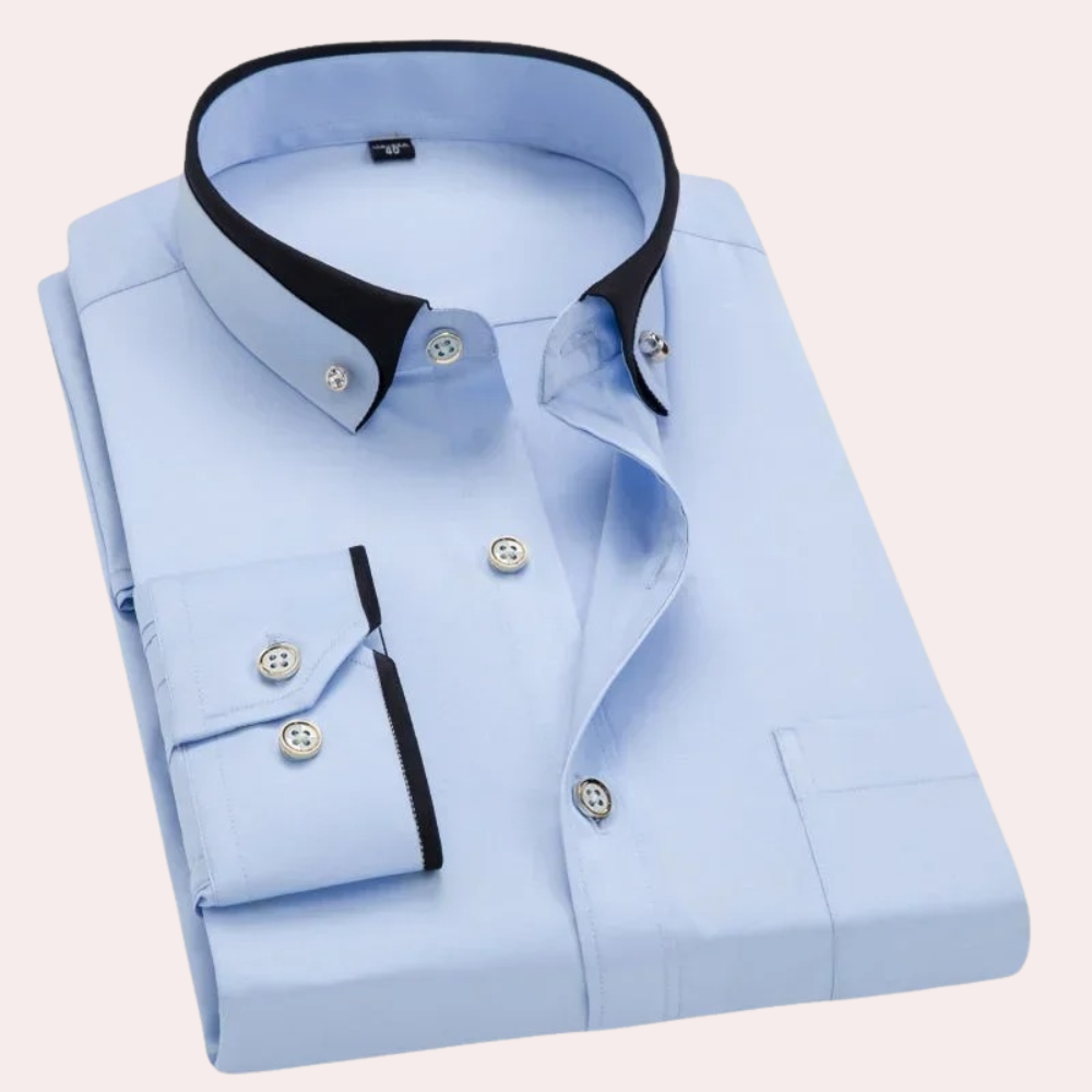 Cas - Chemise élégante pour homme avec détails de boutons pour une allure chic.