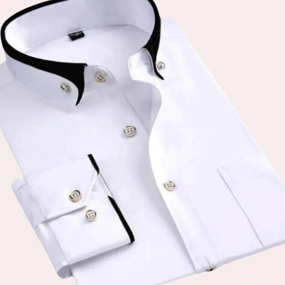 Cas - Chemise élégante pour homme avec détails de boutons pour une allure chic.