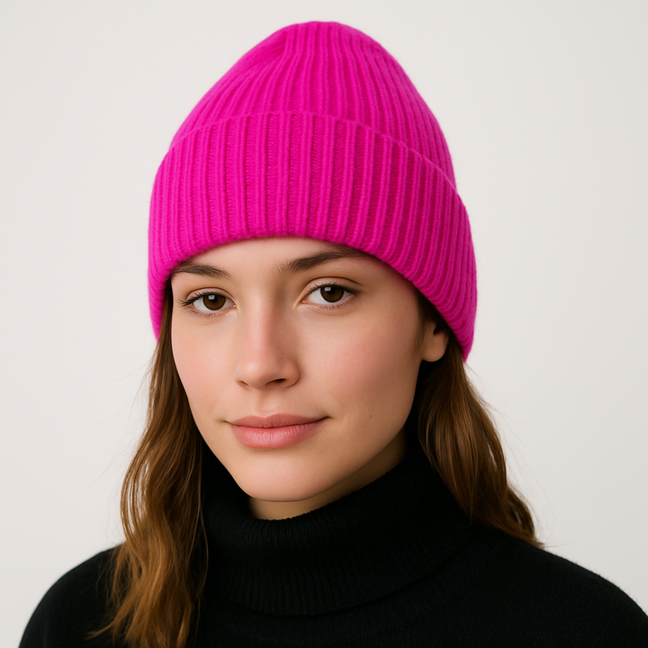 Cashmere beanie “Lille” Poppy