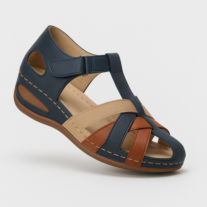 Breeze d'été | Sandales pour femmes élégantes avec des teintes contrastées stylées