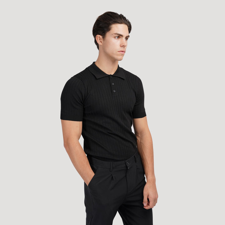 Polo en Maille Élégante pour Hommes - Style Classique et Confort