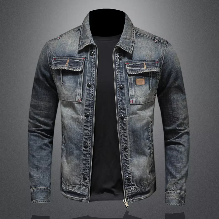 NATHAN - Trendy denim jacket for men