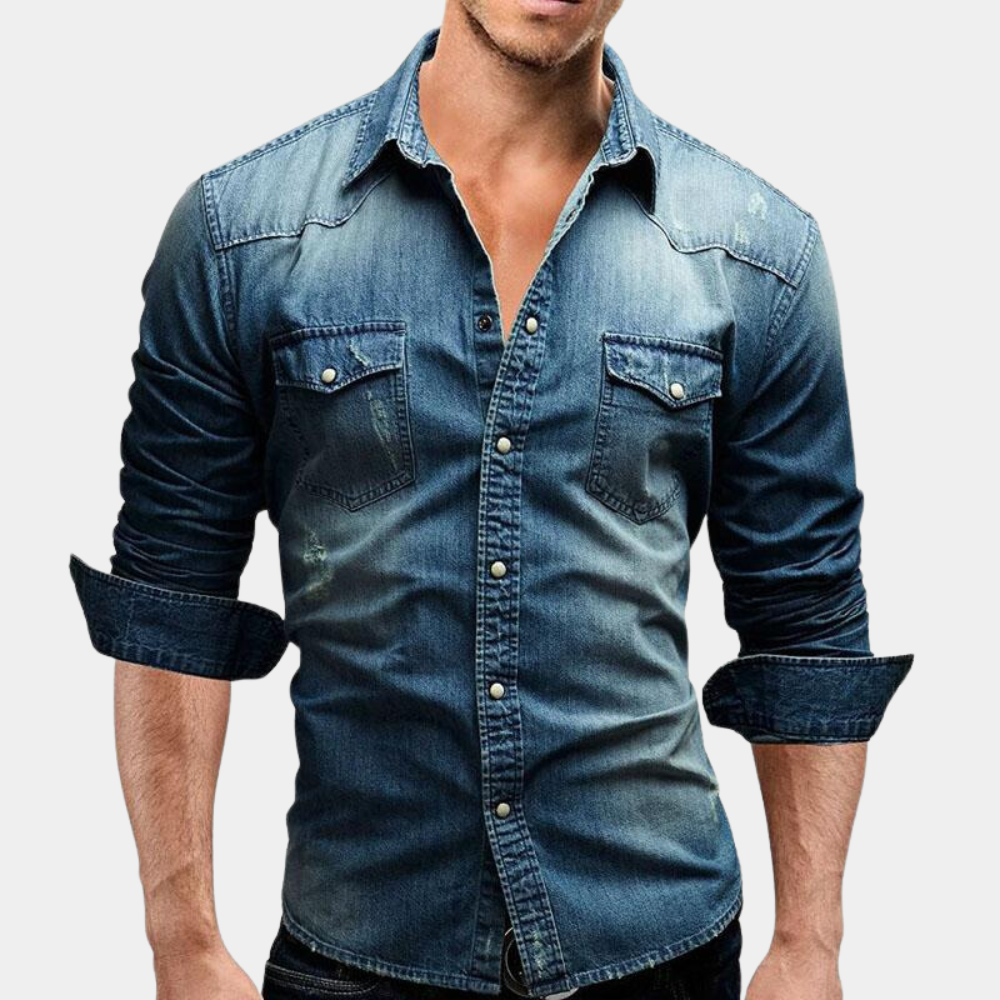 Diederik - Chemise élégante pour hommes à manches longues pour un look stylé.