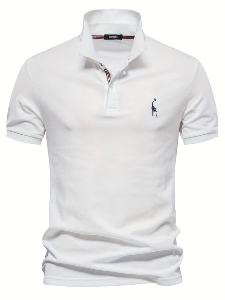Noah | Polo classique à coupe slim avec un accent de col sportif élégant