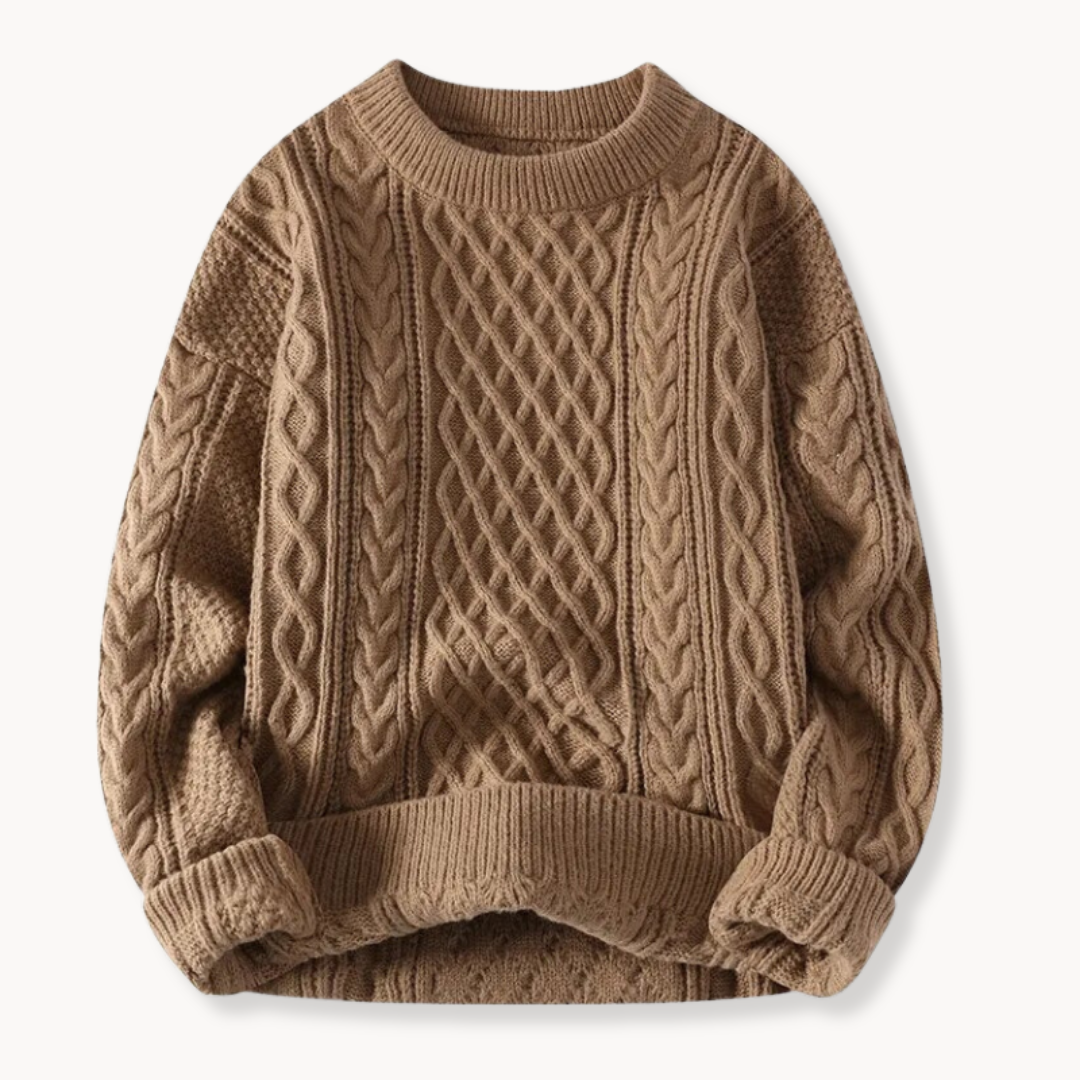 Sem™ Pull en maille luxe pour hommes : confort et style.
