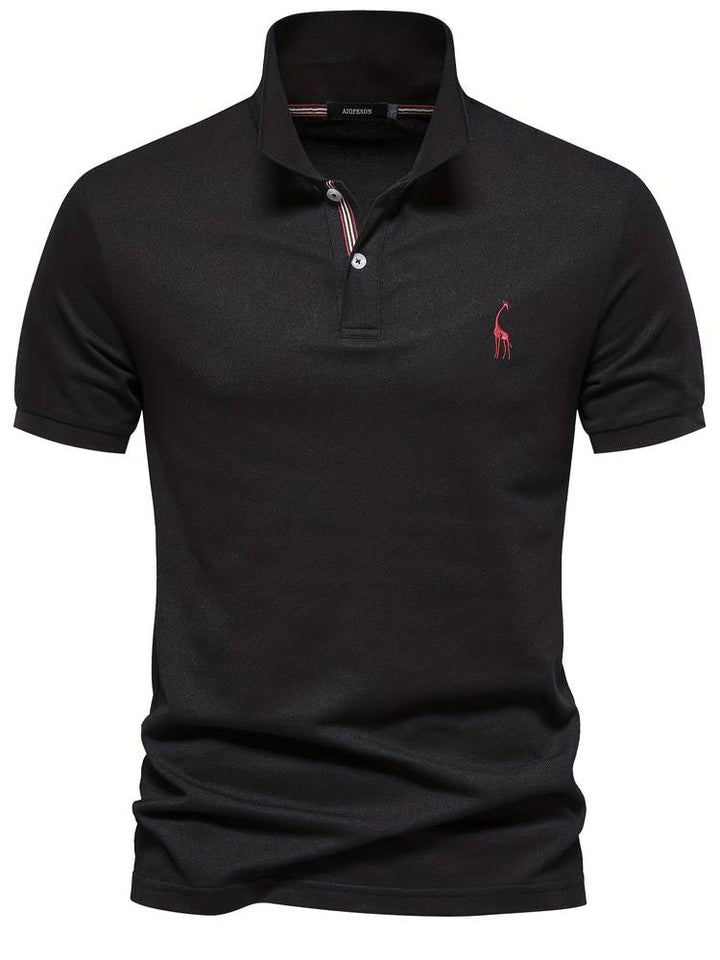 Noah | Polo classique à coupe slim avec un accent de col sportif élégant