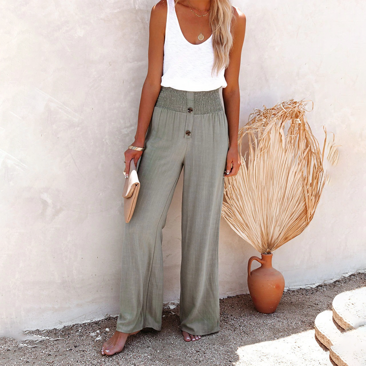 HILLA - Trendy comfortable high-waisted loose pants