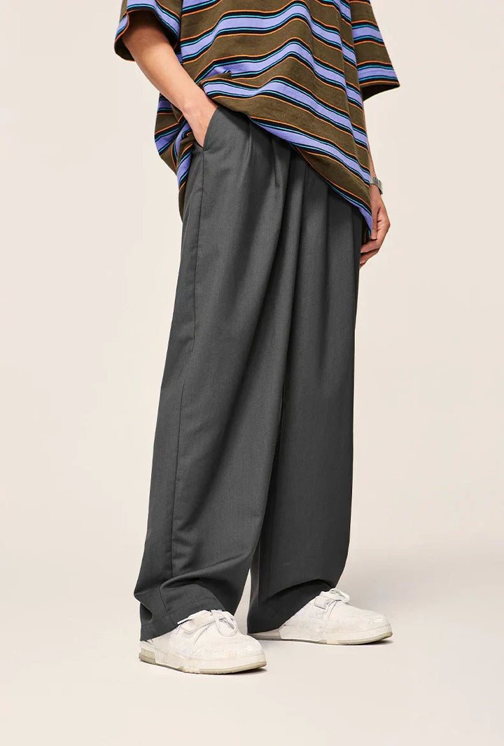 Pantalon Long Confortable avec des Jambes Amples pour un Look Tendance