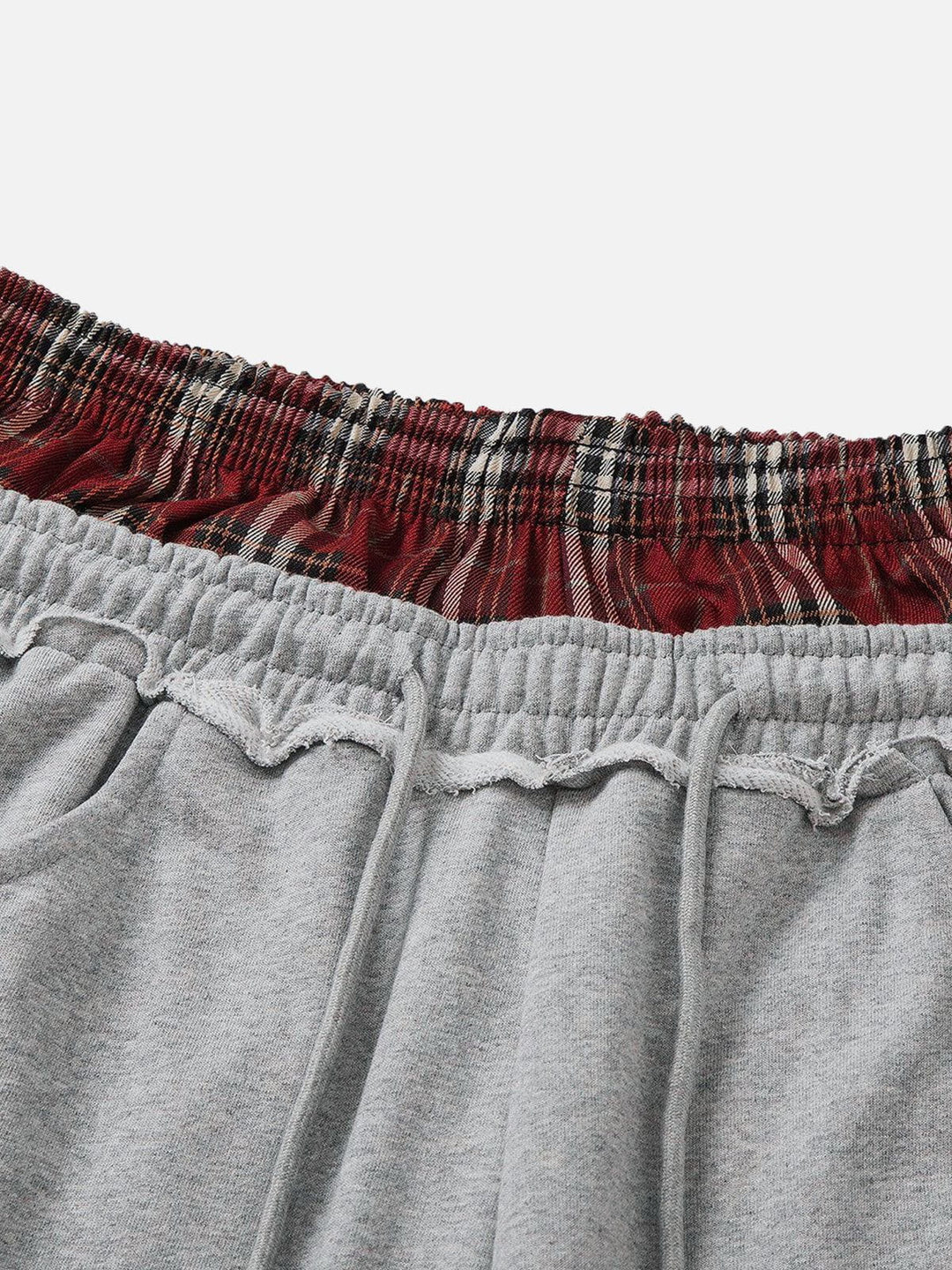 Jazzlyn - Pantalon de jogging grise chic avec une luxueuse ceinture double pour confort et style.